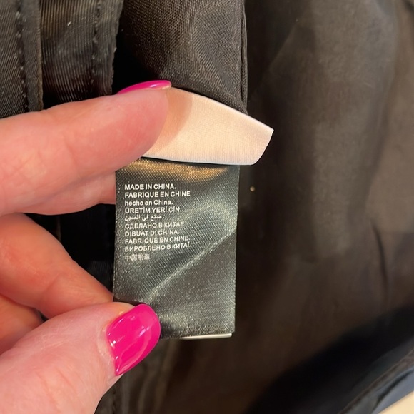 Valentino Orlandi Crossbody Bag Black Vegan Leather Nylon Wallet Zip Picket NWT - Picture 14 of 16